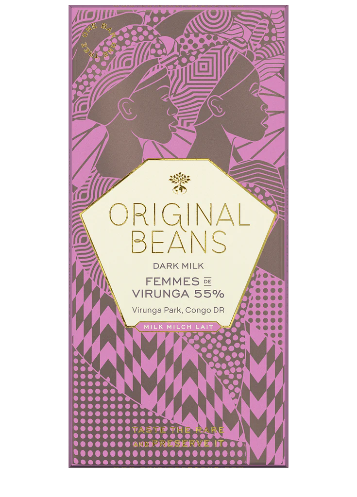 Original Beans Femmes de Virunga Dark Milk Congo 55% Dark Milk