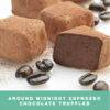 booja booja around midnight espresso chocolate vegan truffles