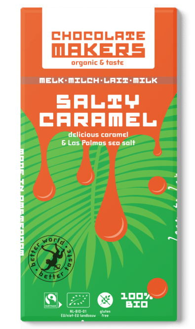 Chocolatemakers Salty Caramel (Las Palmas Sea Salt) Milk 43 percent