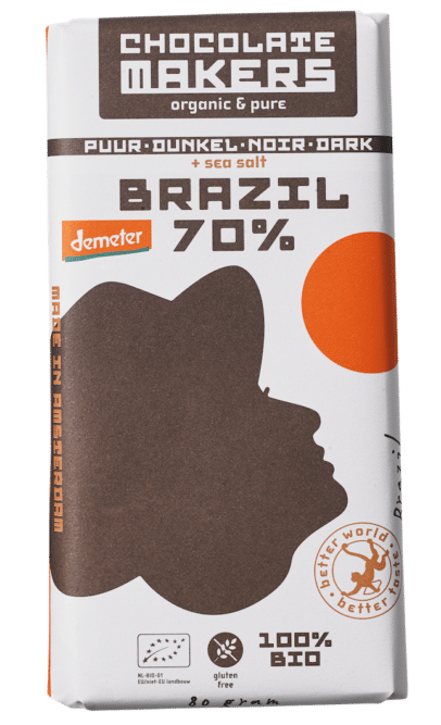 Chocolatemakers Brazil 70 Percent Sea Salt Demeter