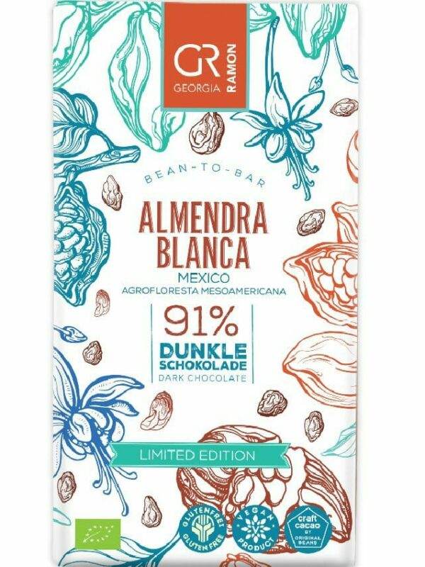 Georgia Ramon Mexico Almendra Blanca 91 percent pure vegan