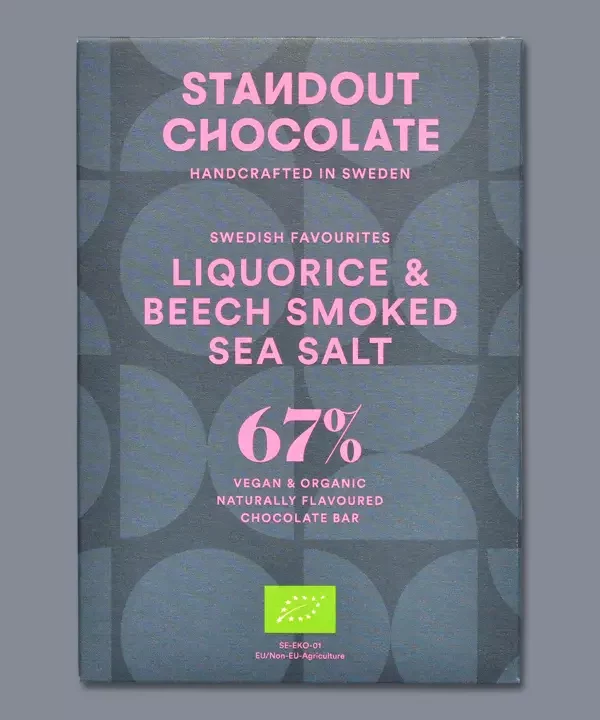 Standout Liquorice & Beech Smoked Sea Salt 67%