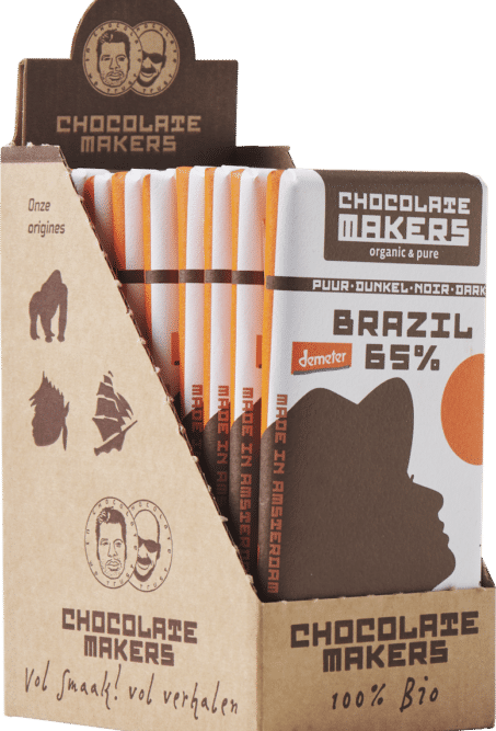 Chocolatemakers Brazil 65 percent Hazelnut Vegan Demeter