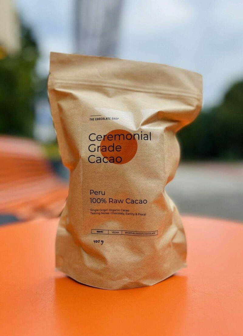 Ceremonial Grade Drinking Cacao Peru 400 grams