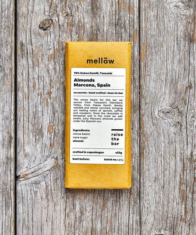 Mellow Chocolate Origin Tanzania 70 percent with almonds